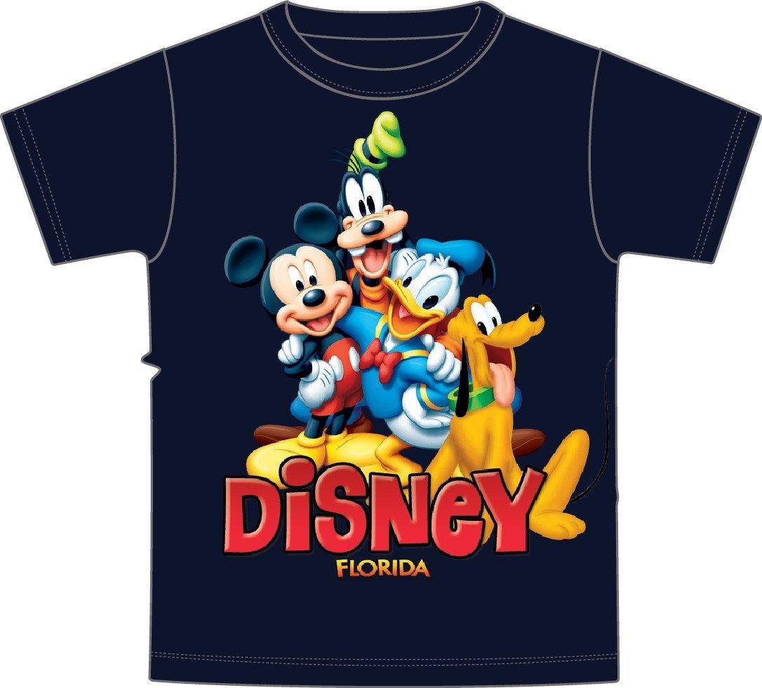 Mickey and Friends Youth Florida Shirt, Dark Blue