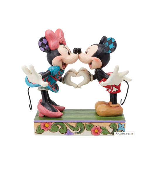 Mickey & Minnie w/ Heart Hands