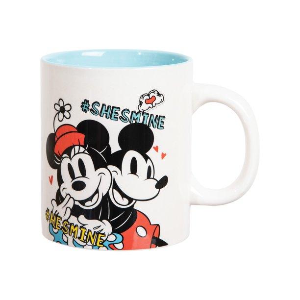 Mickey & Minnie "He's Mine. She's Mine" Ceramic Mug 16Oz