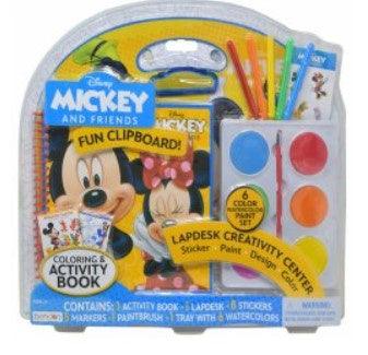 Mickey & Minnie Lap Desk W/ Jumbo Paint