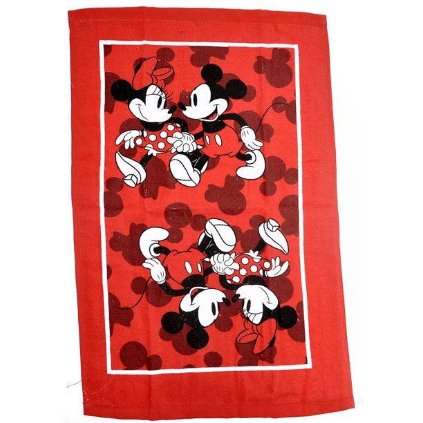 Mickey & Minnie Mouse Kitchen Dish Towel, Red