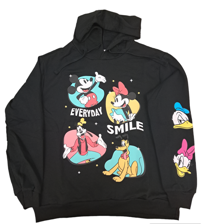 Disney Mickey & Friends Everyday Smile Junior Hooded Sweatshirt