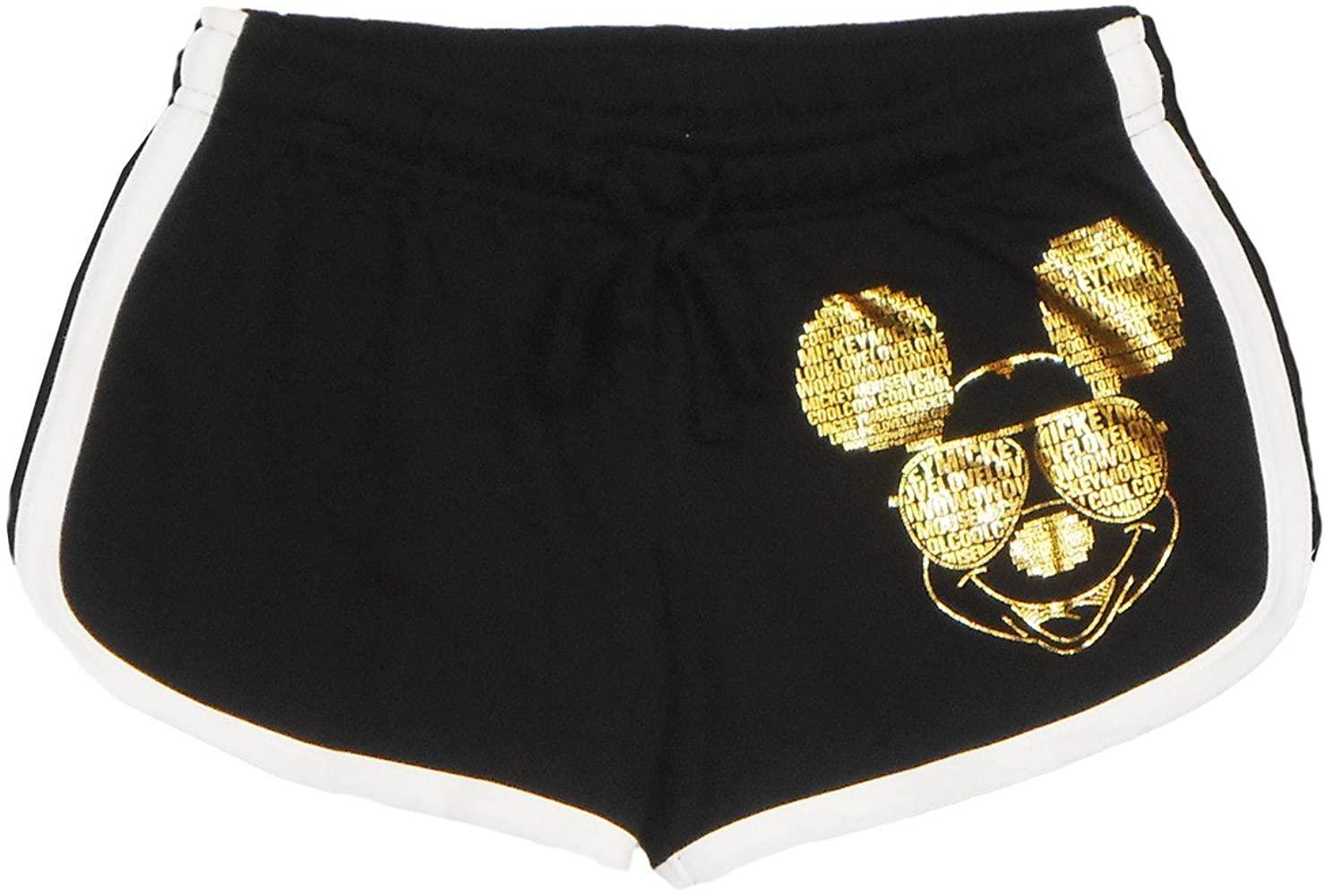 Mickey Juniors French Terry Lounge Shorts Black
