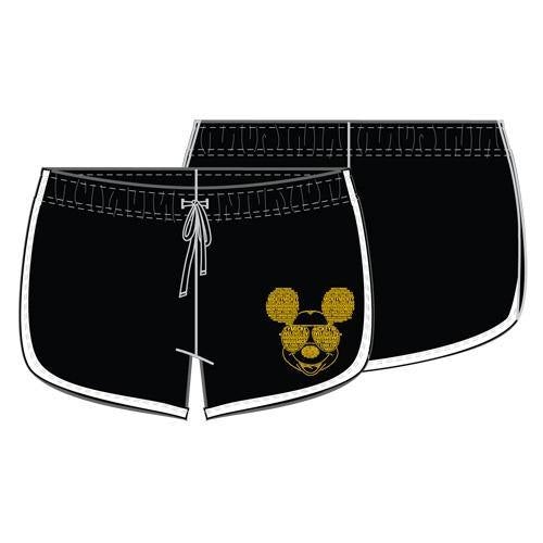 Mickey Juniors French Terry Lounge Shorts Black