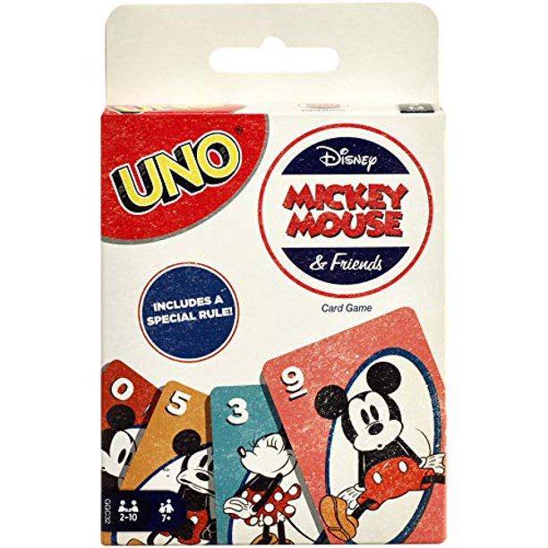 Mickey Mouse and Friends Uno Cards