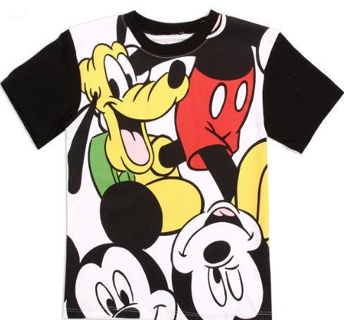 Mickey Mouse & Pluto Boys Toddlers T-Shirt