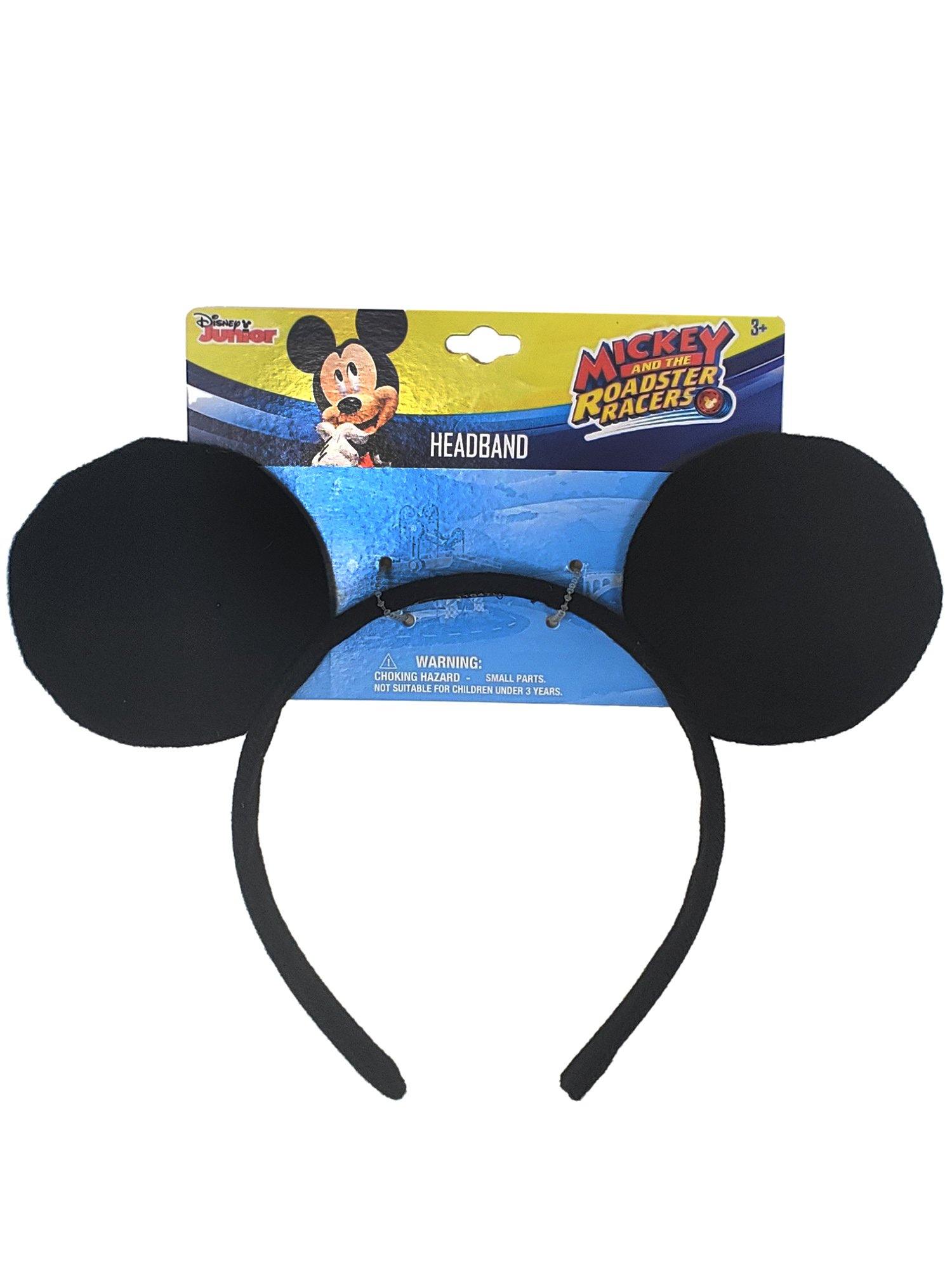 Mickey Mouse Ears Headband Solid Black