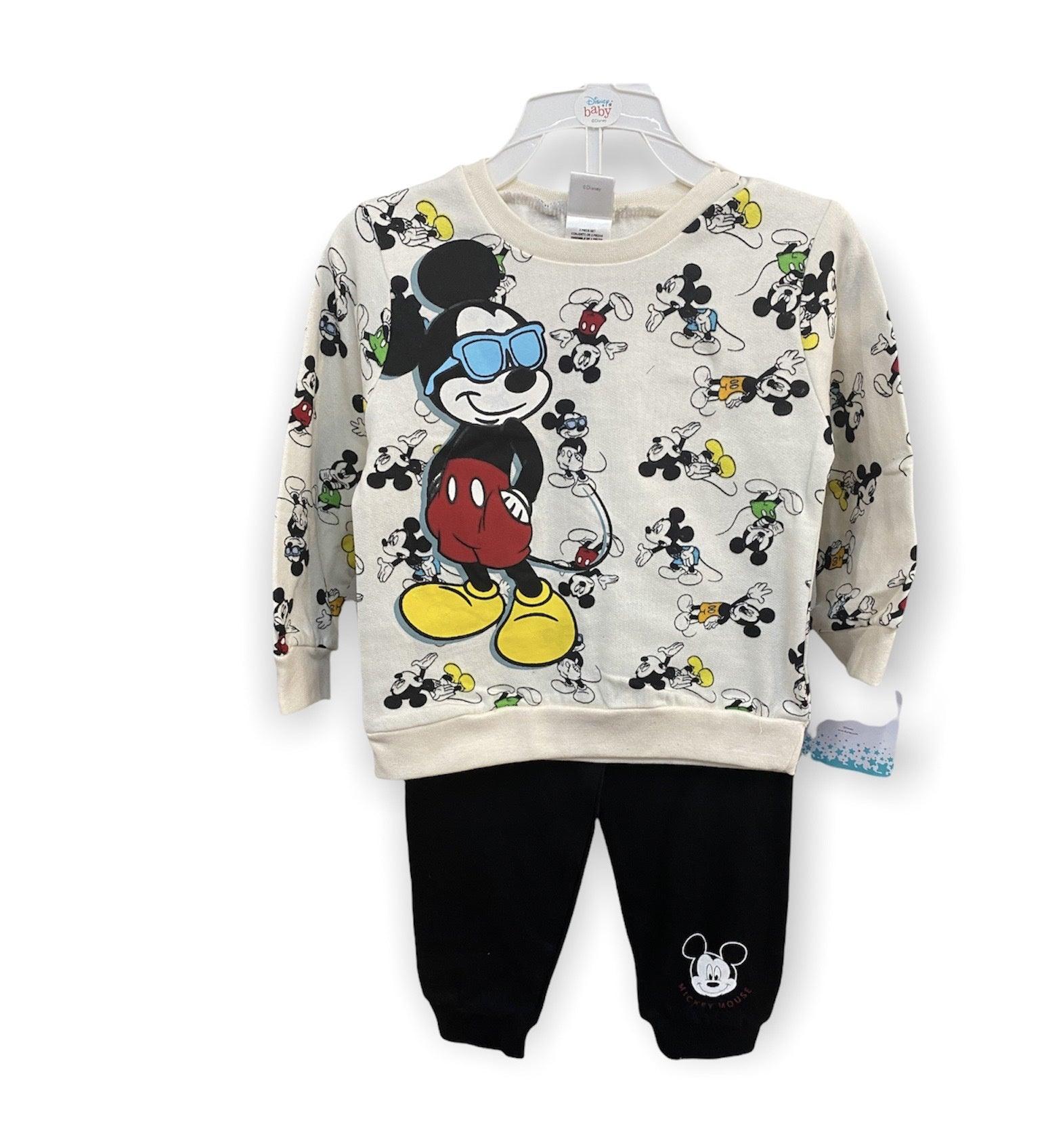 Mickey Mouse Expressions 2 Pc Toddler Fleece Set