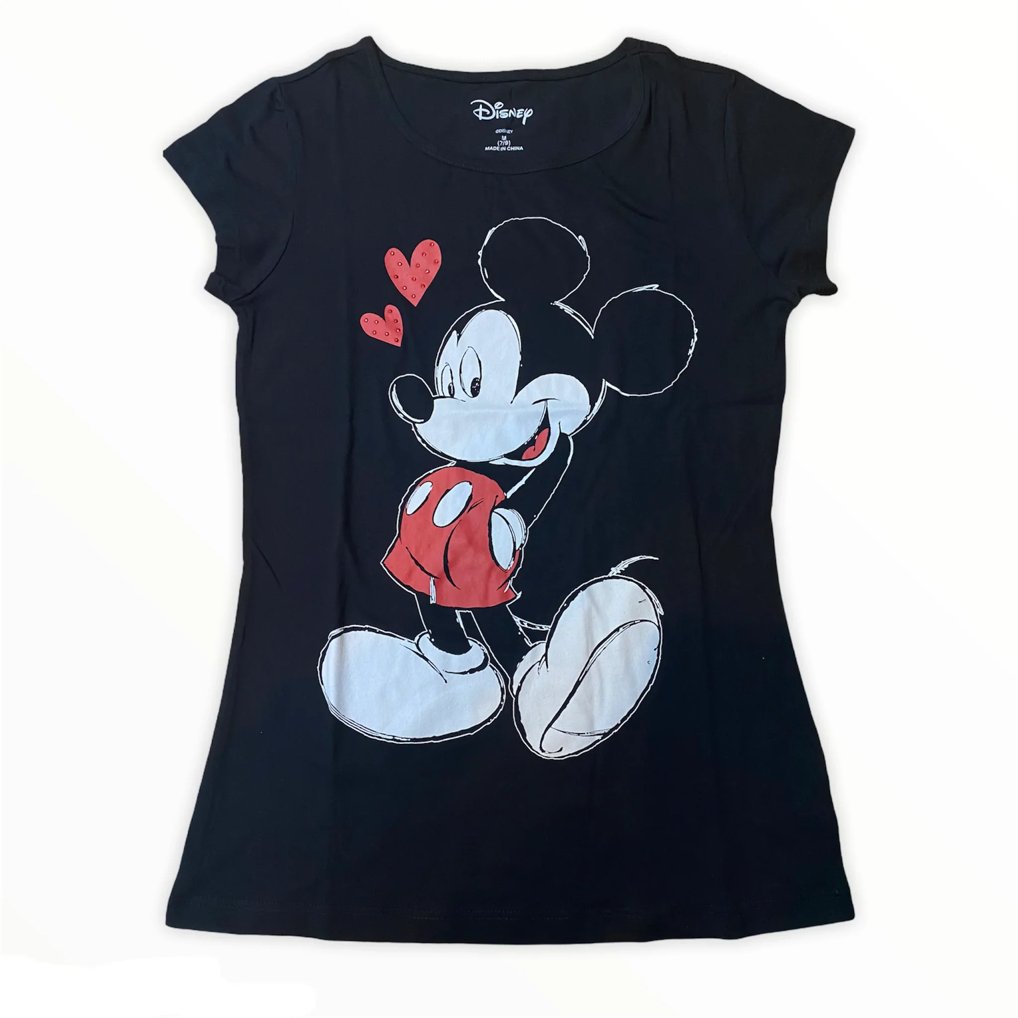 Mickey Mouse Hearts Loungewear Tee