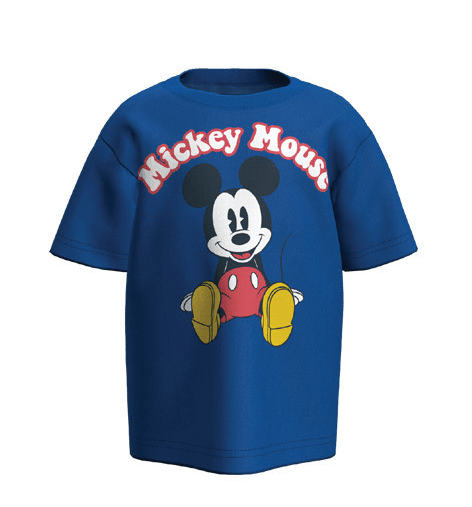 Mickey Mouse Sitting Royal Blue Toddler Tee