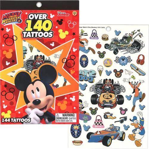Mickey "Roadsters" 4 Sheet Tattoo Book