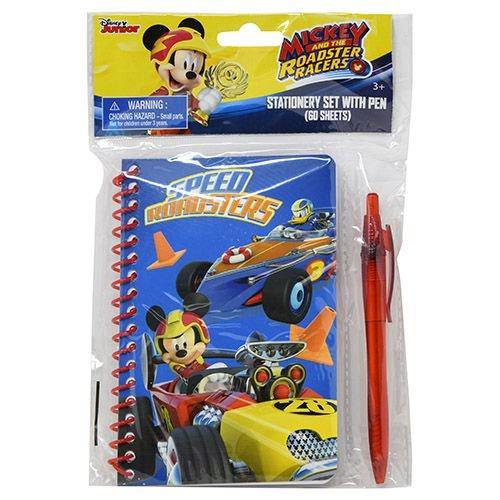 Mickey Spiral Notebook with Pen in Poly Bag with Header