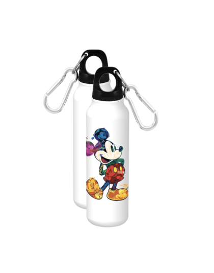 Disney Mickey Icon Collage Aluminum Water Bottle