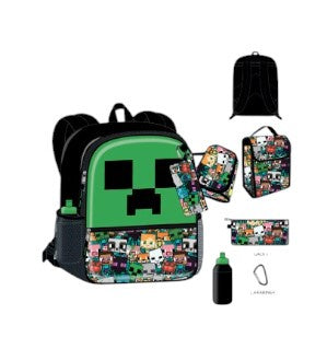 Minecraft 5pc Set 16" Backpack