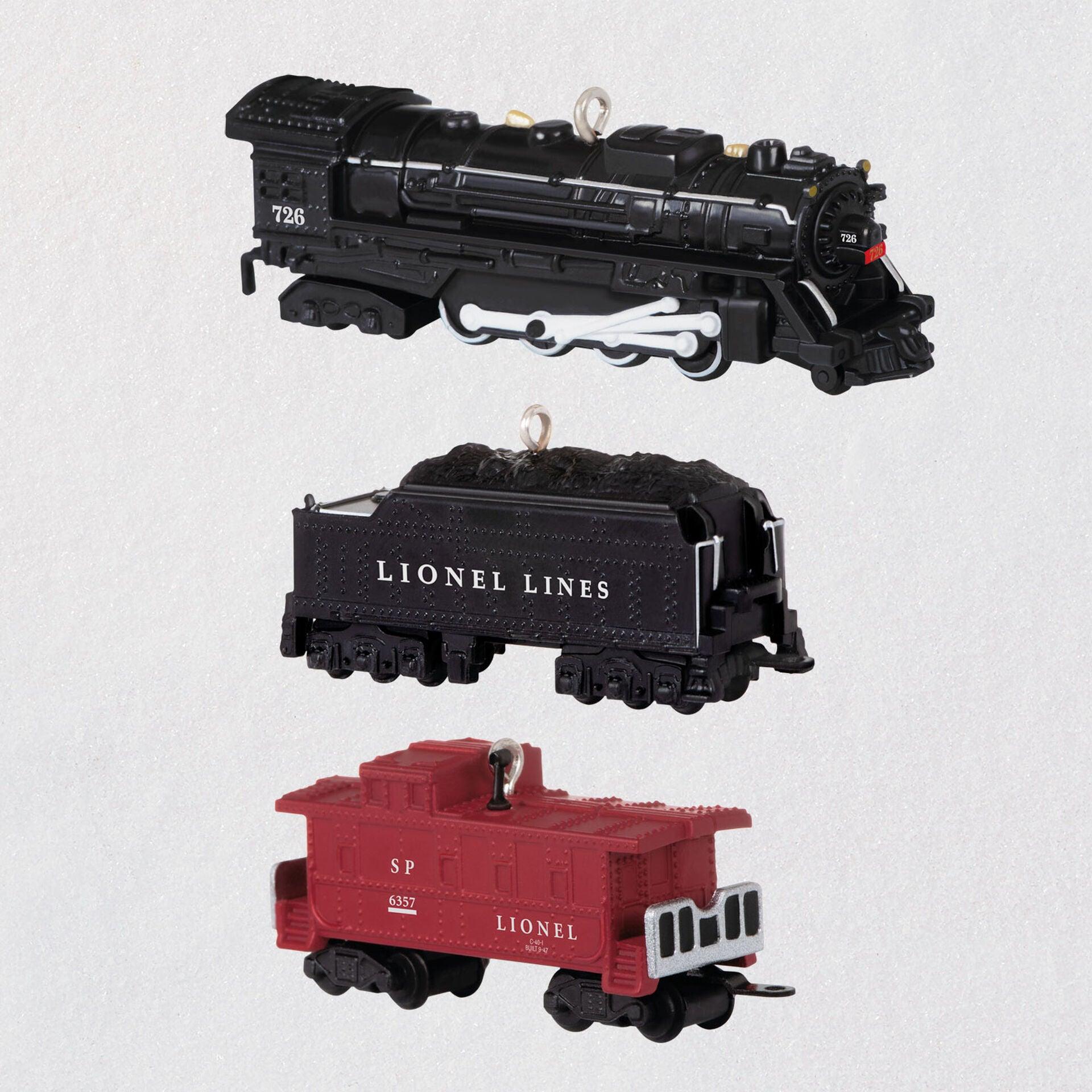 Mini Lionel® 2129WS Freight Ornaments, Set of 3