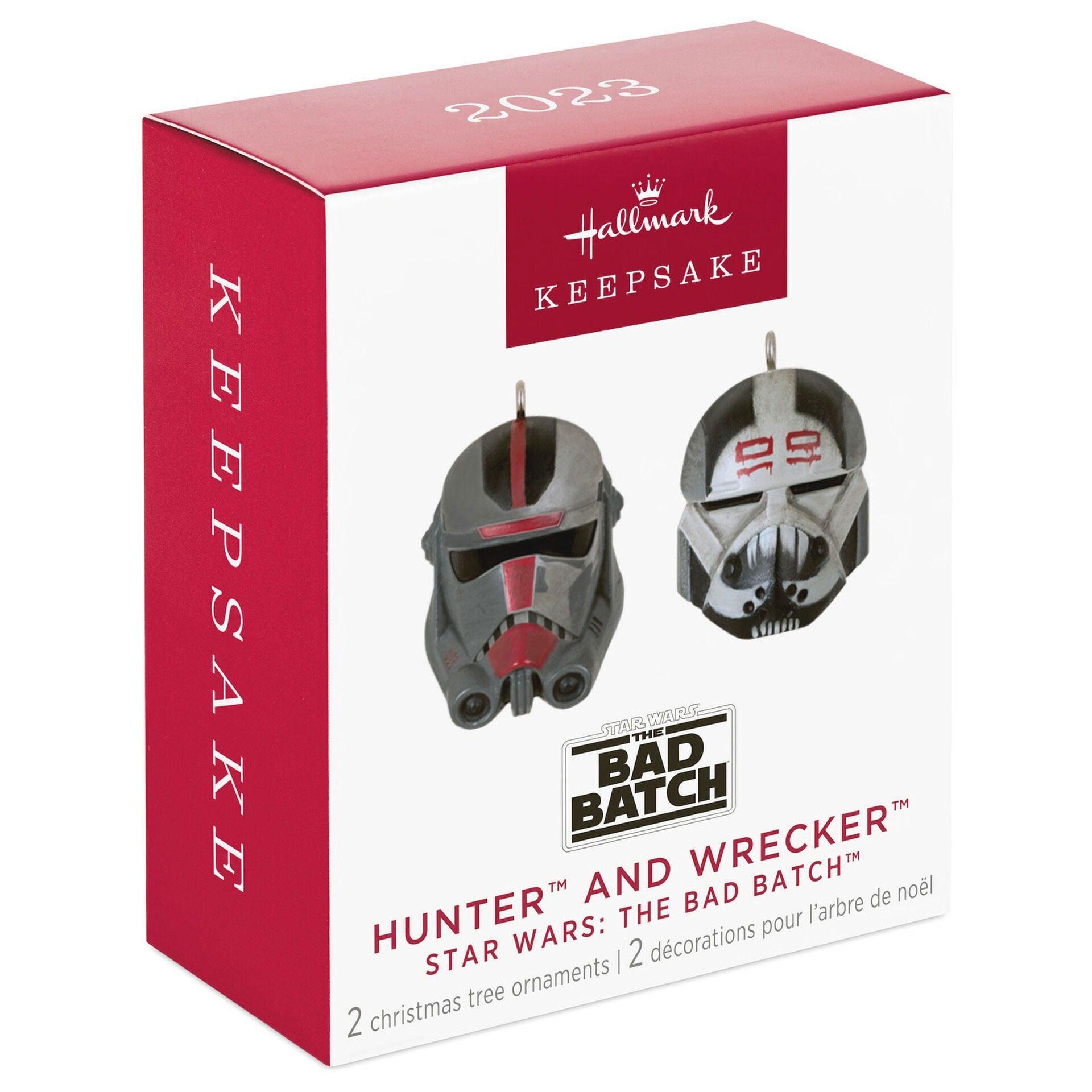 Mini Star Wars: The Bad Batch™ Hunter™ and Wrecker™ Ornaments, Set of 2