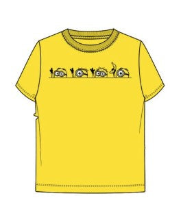 Youth Minion Line Yellow Tee