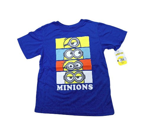 Minions Take Your Friends with You Kids Blue T-Shirt