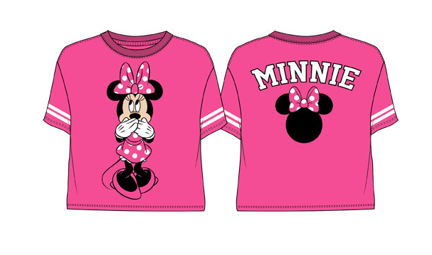 Disney Minnie Mouse Hockey Tee Fuchsia