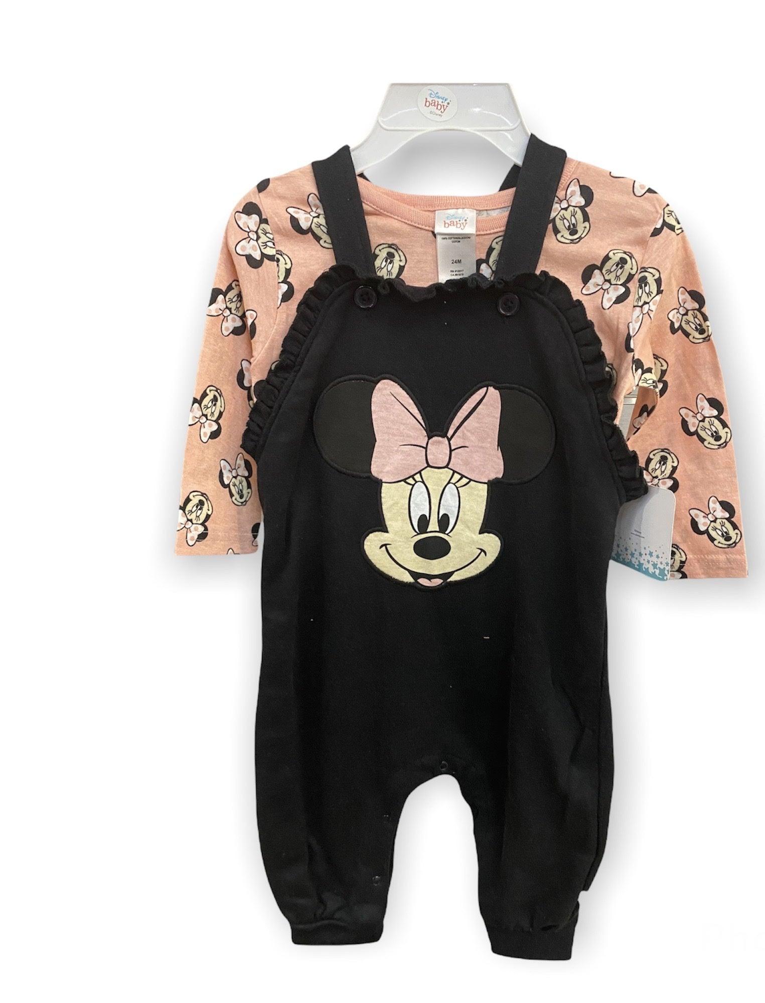 Minnie Mouse 2PC Overall Set
