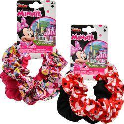 Minnie Mouse 2pk Scrunchy Fabric Hair Elastic
