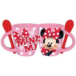 Minnie Mouse 4 oz Espresso Mug and Spoon, Pink