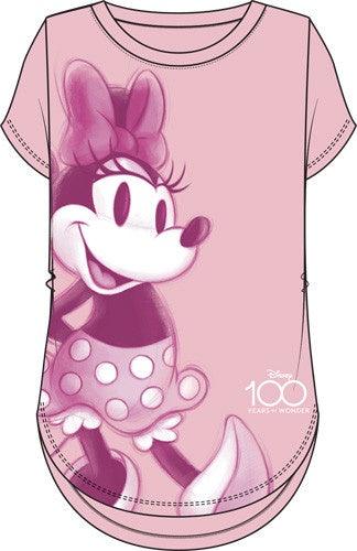 Minnie Mouse Classic Pink 100 Years Celebration Shirt
