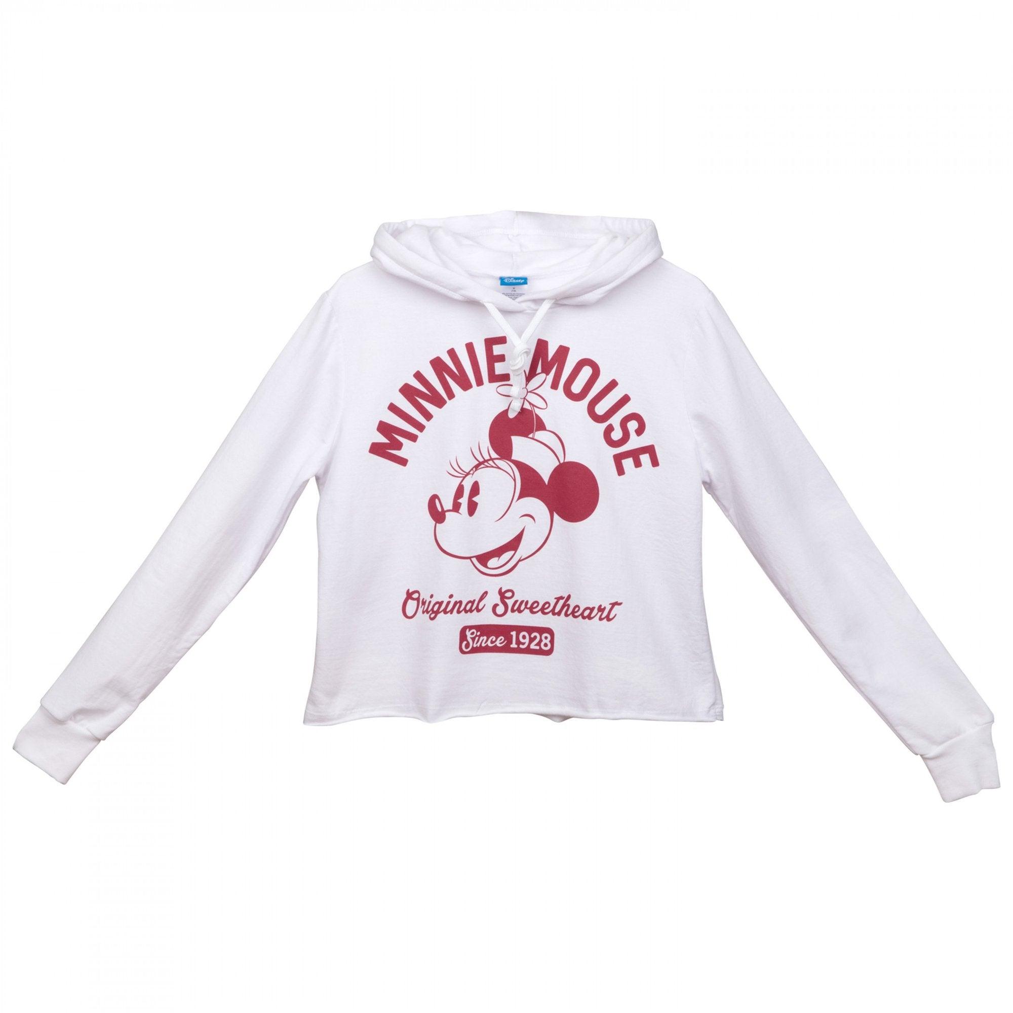 Minnie mouse 2025 cropped hoodie