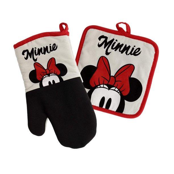 Minnie Mouse Oven Mitt and Pot Holder Set