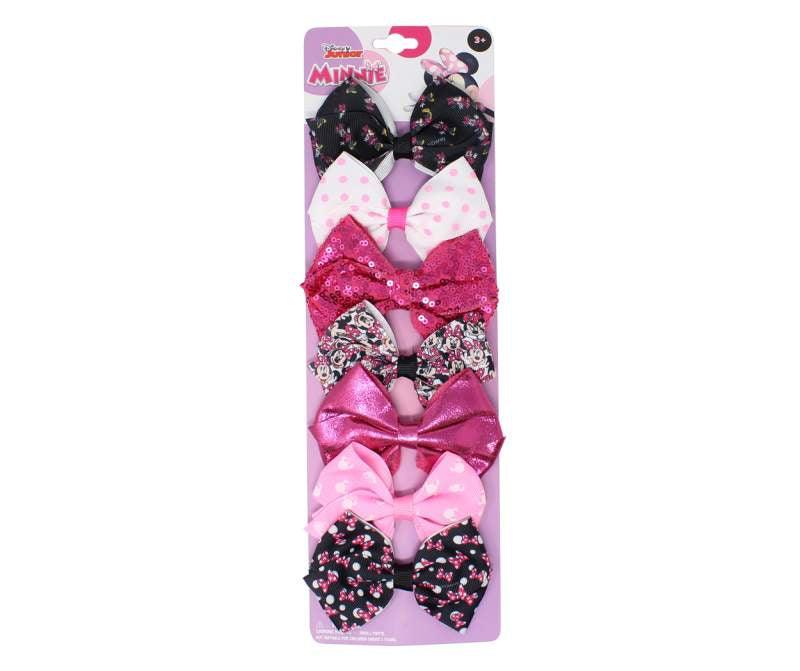 Minnie Mouse Pink & Black Bow Set