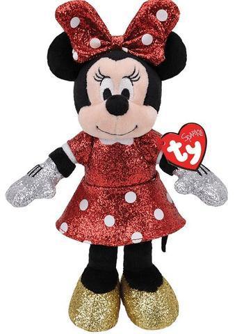 Minnie Mouse Ty Sparkle Plush Med 13"