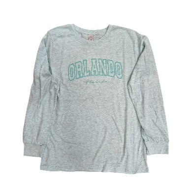 Mint Soft Melange Long Sleeve Sweatshirt