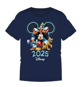 Disney 2025 Adult Mickey & Friends Dark Navy Tee