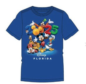 Disney 2025 Adult Party Time Royal Tee