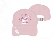 Adults Disney Mickey and Minnie Love Pink Cap