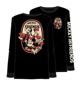 Adult Long Sleeve Mickey & Gang Punchline Frenz