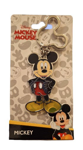 Mickey Colored Pewter Key Ring