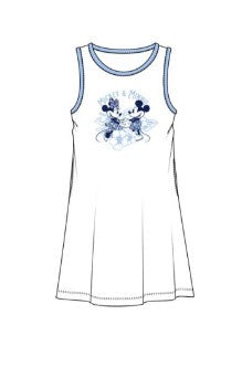 Disney Junior Mickey & Minnie White Tank Dress