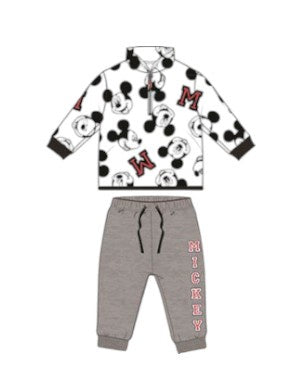 Disney Mickey Baby Boys 2Pc Pants Set White