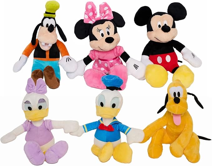 Mickey & Friends 9" Preschool Bean Plush with hang tag