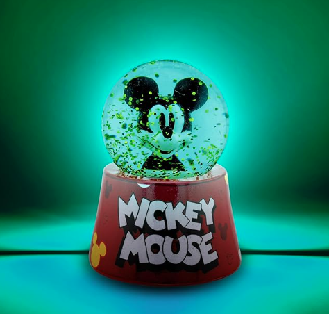 Disney Mickey Mini Light-Up Snow Globe in Box