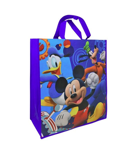 Mickey & Friends Blue Large Non Woven Tote Bag