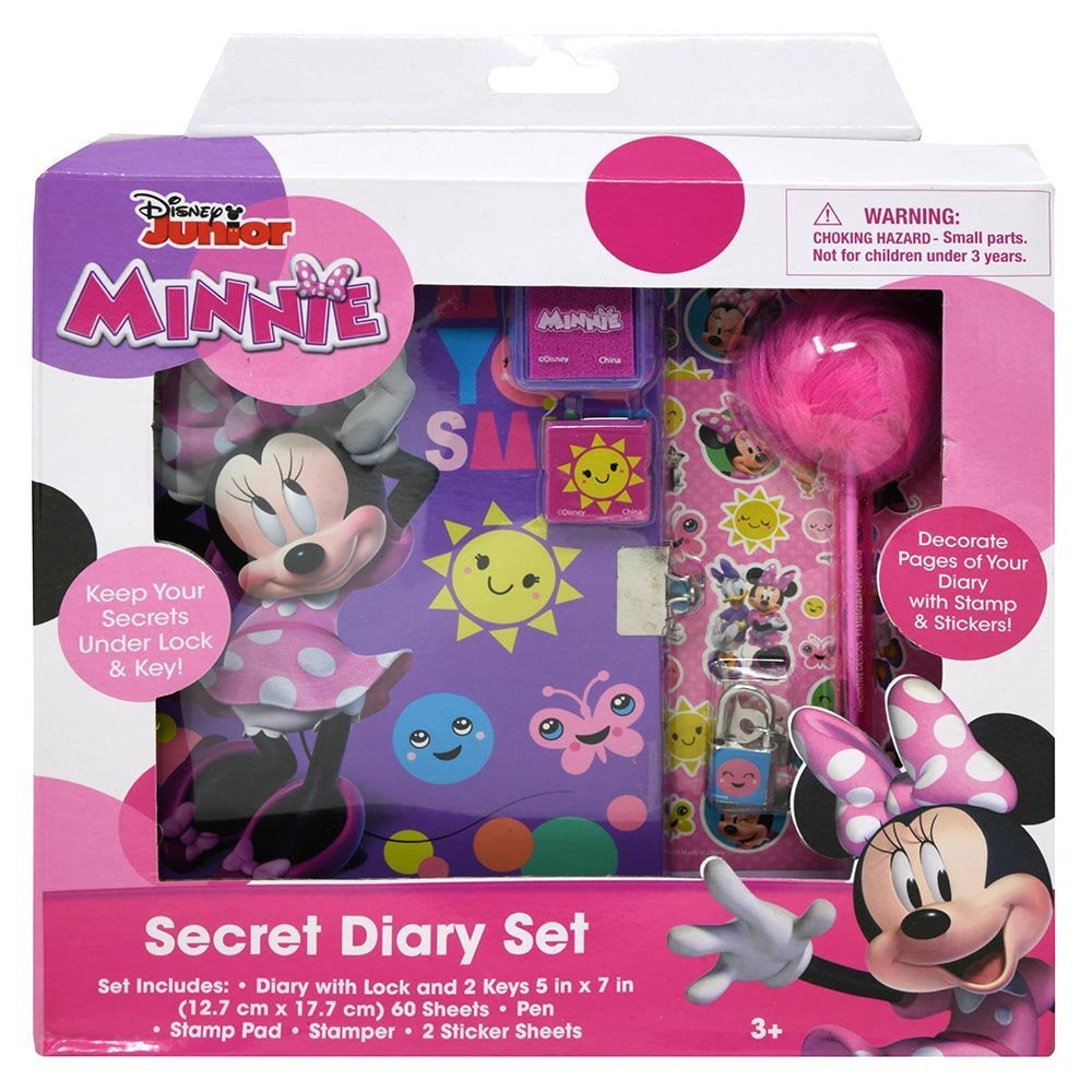 Disney Minnie Mouse Secret Diary Set in Box