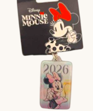 2026 Disney Minnie Lucite Bag Clip