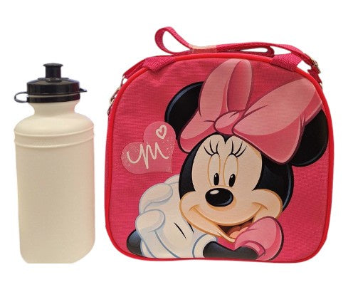 Disney Minnie Mouse Lunch Box w/Water Bottle