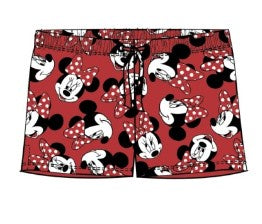 Disney Minnie Bow Toss Junior Red Short