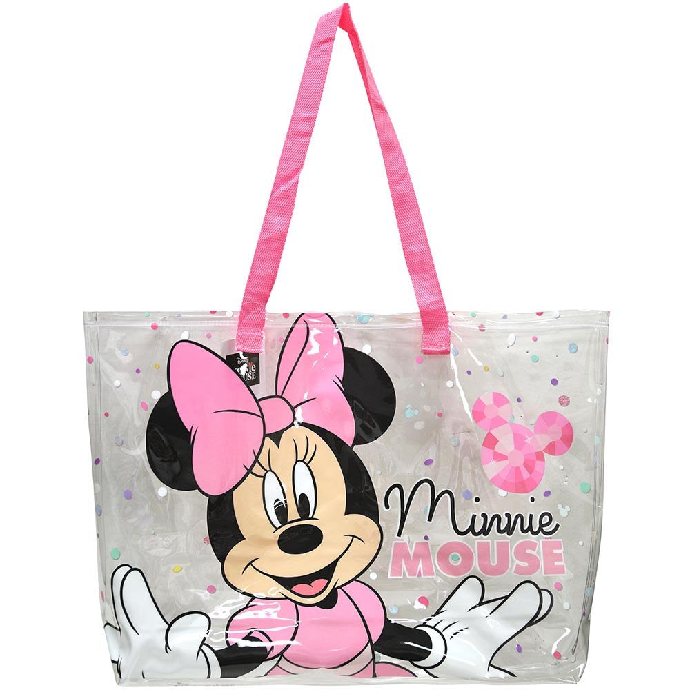Minnie Mouse Transparent Beach Tote Bag