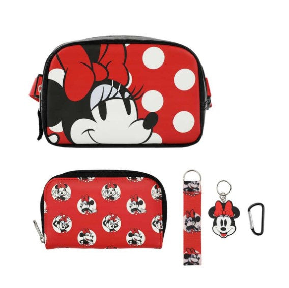 Disney Minnie Mouse Fanny Pack & Wallet Gift Box Set