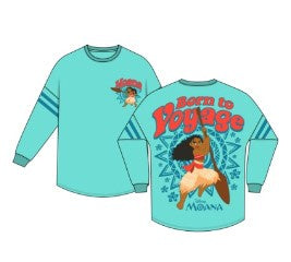 Youth Disney Moana Voyage Long Sleeve Aqua