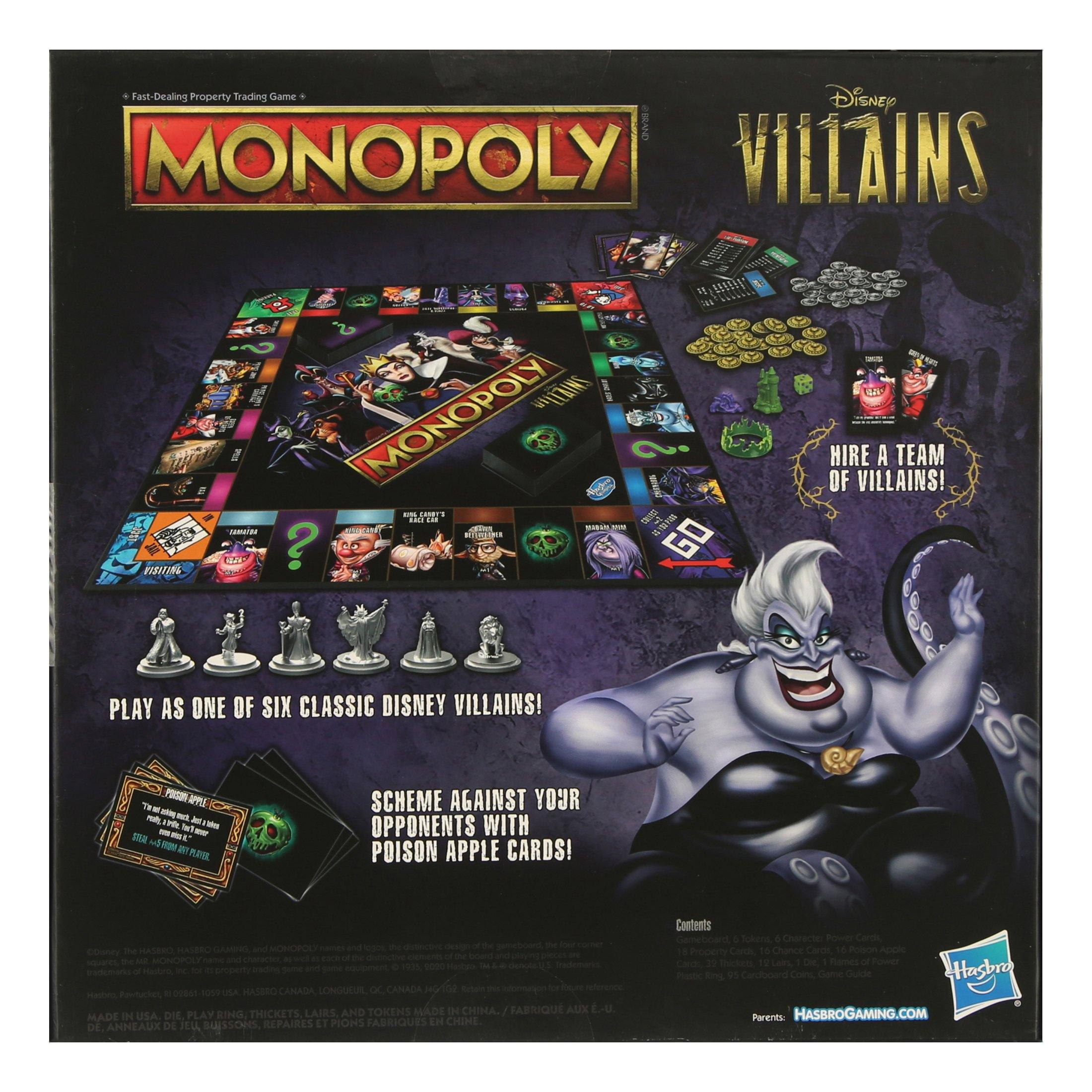 Monopoly: Disney Villains Edition Board Game